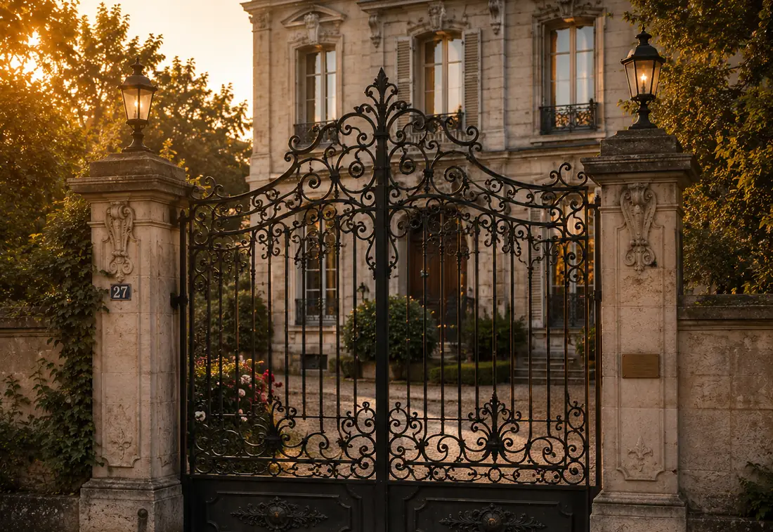 Portail en fer forgé sur mesure